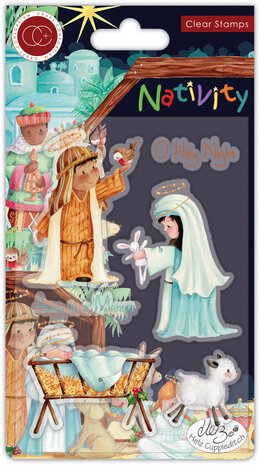 Craft Consortium Nativity Nativity Clear Stamps (CCSTMP047) Craft Consortium Nativity Nativity Clear Stamps (CCSTMP047)