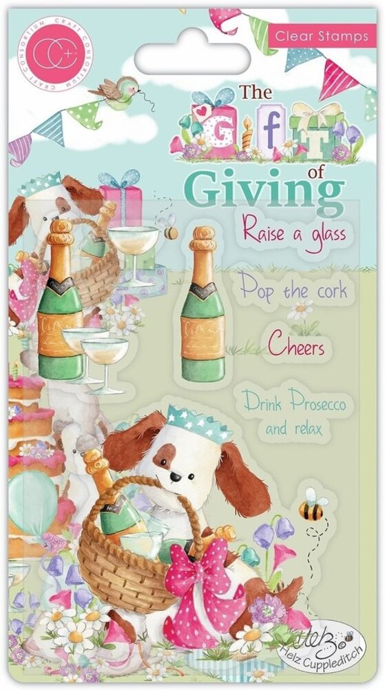 Craft Consortium The Gift of Giving Pop the Cork Clear Stamps (CCSTMP042) Craft Consortium The Gift of Giving Pop the Cork Clear Stamps (CCSTMP042)