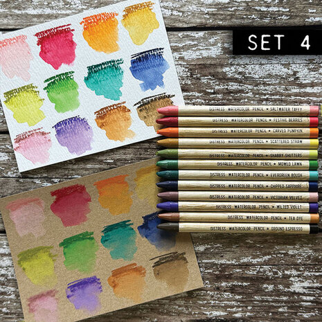 Ranger Distress Watercolor Pencils Kit 4 (TDH83580) Ranger Distress Watercolor Pencils Kit 4 (TDH83580)