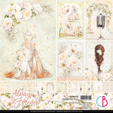 Ciao Bella Papercrafting Always & Forever 12x12 Inch Paper Pad (CBPM075)