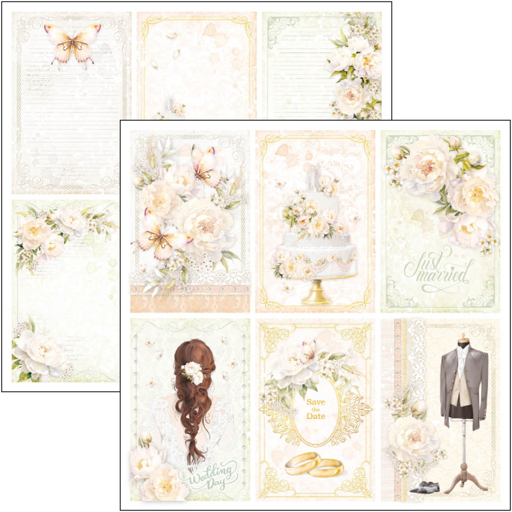 Ciao Bella Papercrafting Always & Forever 12x12 Inch Paper Pad (CBPM075) Ciao Bella Papercrafting Always & Forever 12x12 Inch Paper Pad (CBPM075)