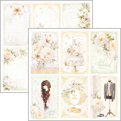 Ciao Bella Papercrafting Always & Forever 12x12 Inch Paper Pad (CBPM075) Ciao Bella Papercrafting Always & Forever 12x12 Inch Paper Pad (CBPM075)