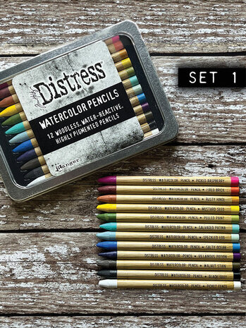 Ranger Distress Watercolor Pencils Kit 1 (TDH76308)