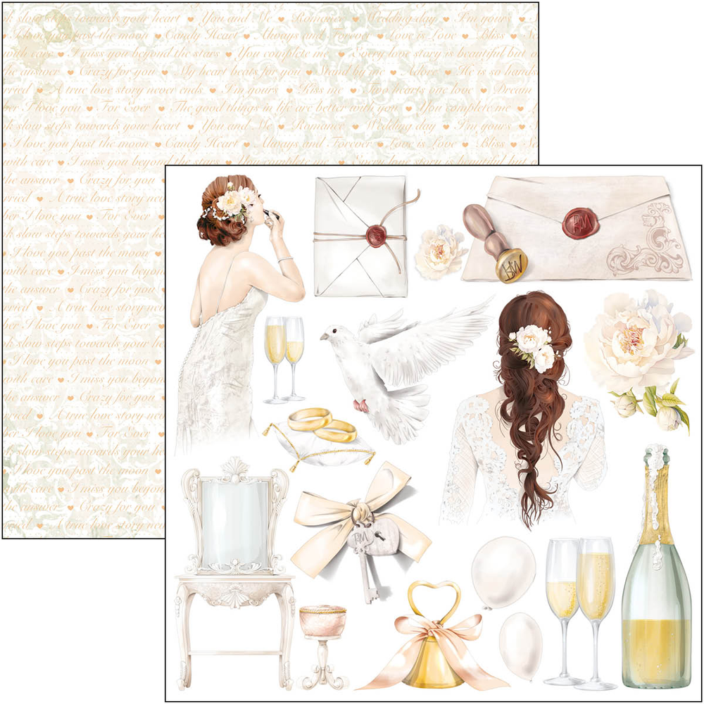 Ciao Bella Papercrafting Always & Forever 6x6 Inch Paper Pad (CBQE075) Ciao Bella Papercrafting Always & Forever 6x6 Inch Paper Pad (CBQE075)