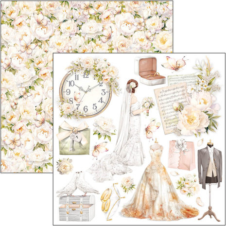 Ciao Bella Papercrafting Always & Forever 6x6 Inch Paper Pad (CBQE075) Ciao Bella Papercrafting Always & Forever 6x6 Inch Paper Pad (CBQE075)