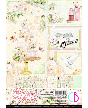 Ciao Bella Papercrafting Always & Forever A4 Creative Pad (CBCL075) Ciao Bella Papercrafting Always & Forever A4 Creative Pad (CBCL075)