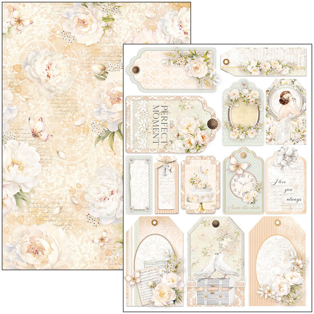 Ciao Bella Papercrafting Always & Forever A4 Creative Pad (CBCL075) Ciao Bella Papercrafting Always & Forever A4 Creative Pad (CBCL075)