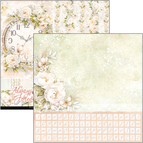 Ciao Bella Papercrafting Always & Forever 12x12 Inch Patterns Pad (CBT075) Ciao Bella Papercrafting Always & Forever 12x12 Inch Patterns Pad (CBT075)