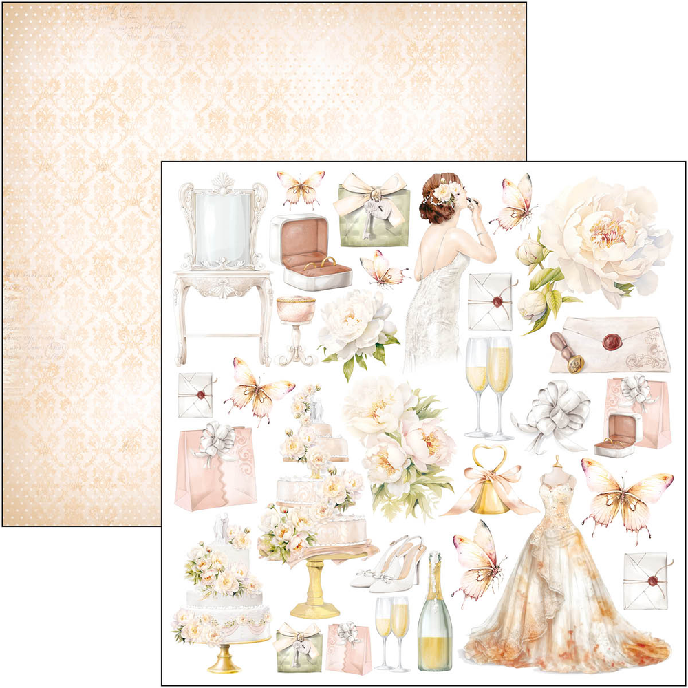 Ciao Bella Papercrafting Always & Forever 12x12 Inch Patterns Pad (CBT075) Ciao Bella Papercrafting Always & Forever 12x12 Inch Patterns Pad (CBT075)