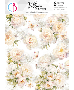 Ciao Bella Papercrafting Always & Forever A4 Vellum Paper (CBV014) Ciao Bella Papercrafting Always & Forever A4 Vellum Paper (CBV014)