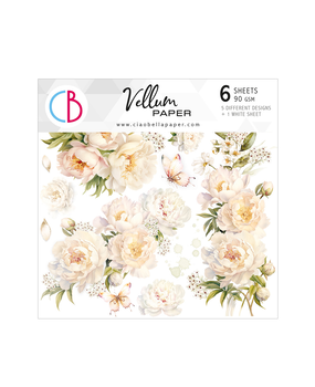Ciao Bella Papercrafting Always & Forever 6x6 Inch Vellum Paper (CBVQ014) Ciao Bella Papercrafting Always & Forever 6x6 Inch Vellum Paper (CBVQ014)