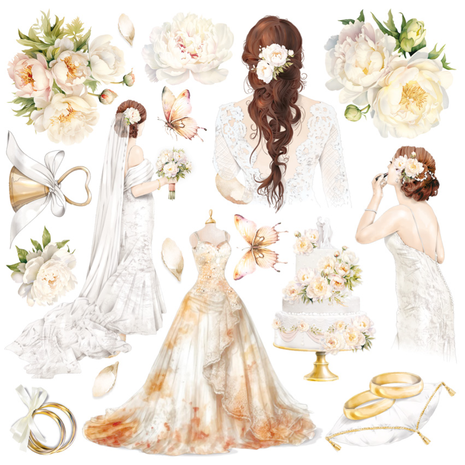 Ciao Bella Papercrafting Always & Forever 6x6 Inch Vellum Paper (CBVQ014) Ciao Bella Papercrafting Always & Forever 6x6 Inch Vellum Paper (CBVQ014)