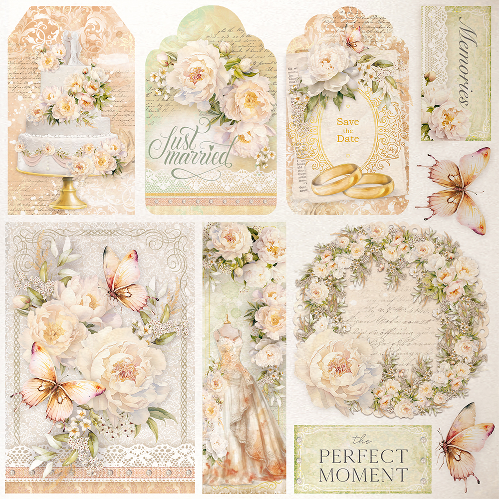 Ciao Bella Papercrafting Always & Forever 6x6 Inch Deluxe Paper (CBDP002)