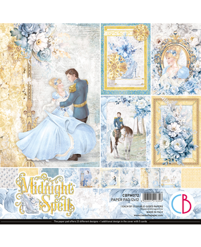 Ciao Bella Papercrafting Midnight Spell 12x12 Inch Paper Pad (CBPM072) Ciao Bella Papercrafting Midnight Spell 12x12 Inch Paper Pad (CBPM072)