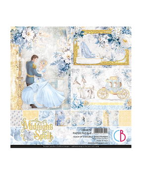 Ciao Bella Papercrafting Midnight Spell 8x8 Inch Paper Pad (CBH072)