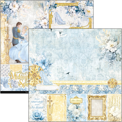 Ciao Bella Papercrafting Midnight Spell 8x8 Inch Paper Pad (CBH072)