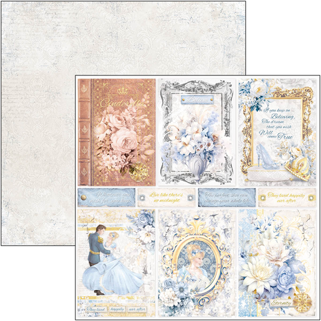 Ciao Bella Papercrafting Midnight Spell 8x8 Inch Paper Pad (CBH072)