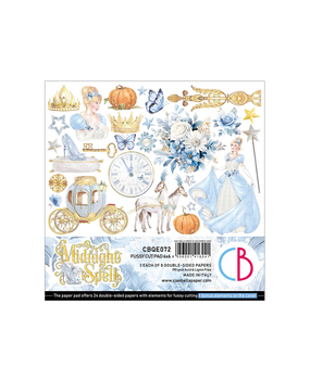 Ciao Bella Papercrafting Midnight Spell 6x6 Inch Paper Pad (CBQE072)