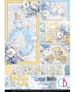 Ciao Bella Papercrafting Midnight Spell A4 Creative Pad (CBCL072)
