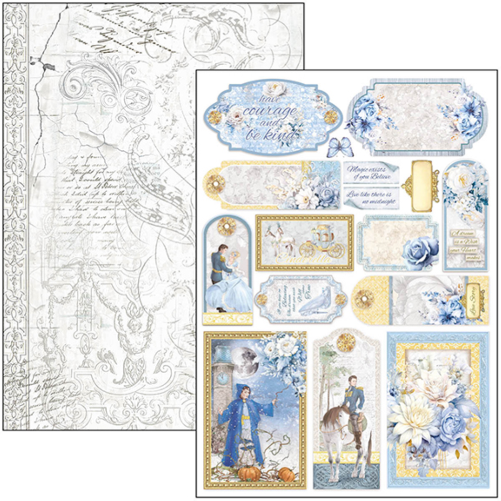 Ciao Bella Papercrafting Midnight Spell A4 Creative Pad (CBCL072) Ciao Bella Papercrafting Midnight Spell A4 Creative Pad (CBCL072)