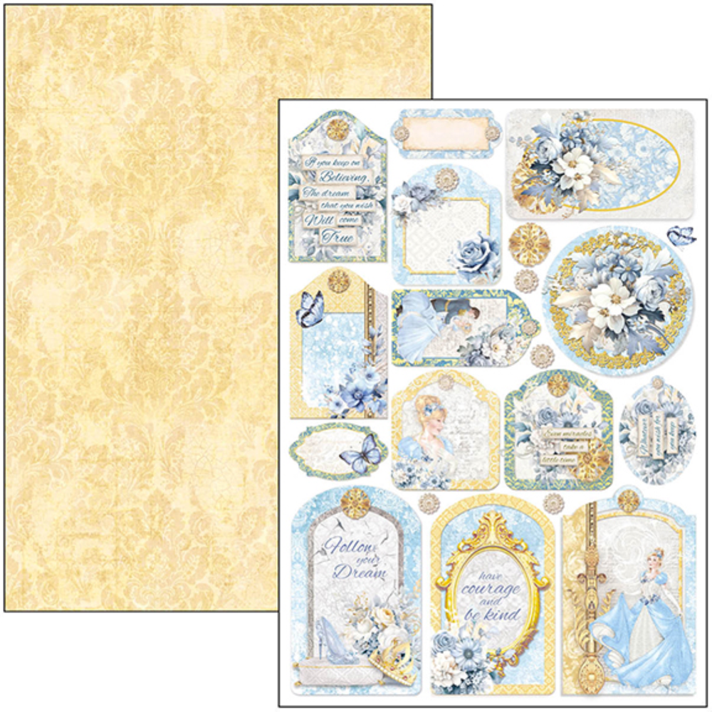 Ciao Bella Papercrafting Midnight Spell A4 Creative Pad (CBCL072) Ciao Bella Papercrafting Midnight Spell A4 Creative Pad (CBCL072)