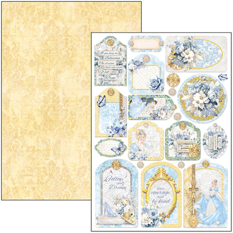 Ciao Bella Papercrafting Midnight Spell A4 Creative Pad (CBCL072) Ciao Bella Papercrafting Midnight Spell A4 Creative Pad (CBCL072)