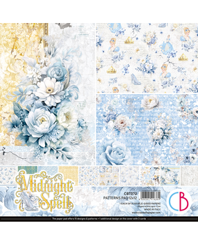 Ciao Bella Papercrafting Midnight Spell 12x12 Inch Patterns Pad (CBT072)