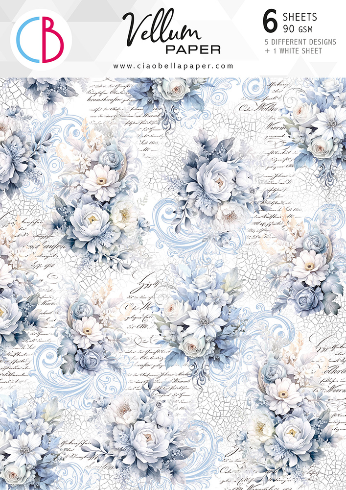 Ciao Bella Papercrafting Midnight Spell A4 Vellum Paper (CBV011) Ciao Bella Papercrafting Midnight Spell A4 Vellum Paper (CBV011)