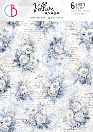 Ciao Bella Papercrafting Midnight Spell A4 Vellum Paper (CBV011) Ciao Bella Papercrafting Midnight Spell A4 Vellum Paper (CBV011)