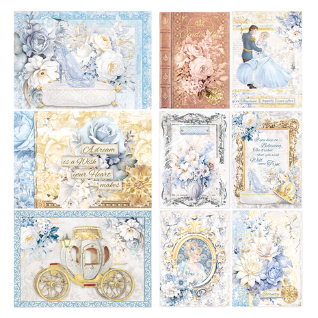 Ciao Bella Papercrafting Midnight Spell 6x6 Inch Vellum Paper (CBVQ011)