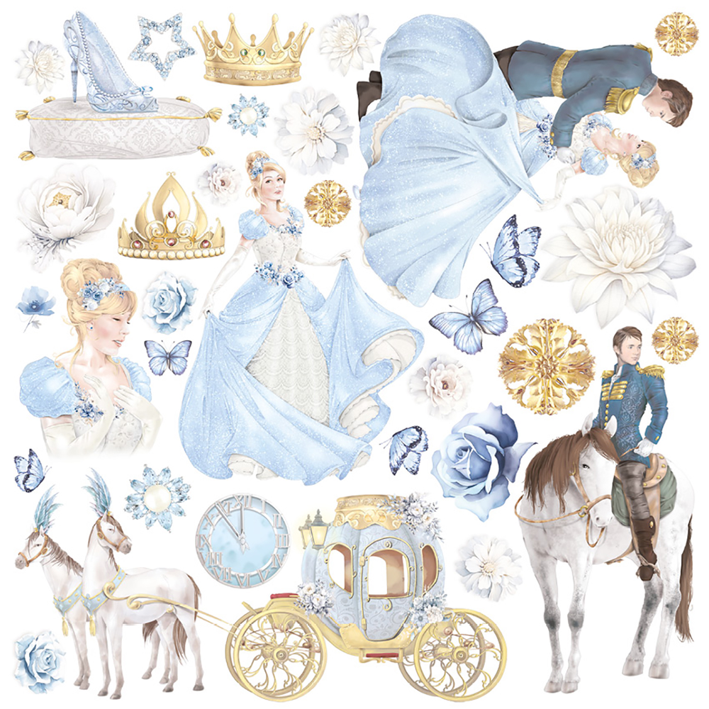 Ciao Bella Papercrafting Midnight Spell 6x6 Inch Vellum Paper (CBVQ011)