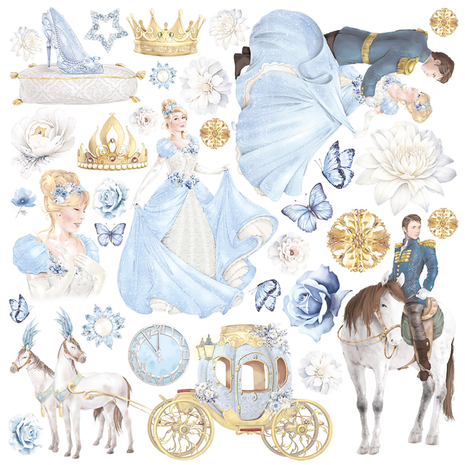 Ciao Bella Papercrafting Midnight Spell 6x6 Inch Vellum Paper (CBVQ011)