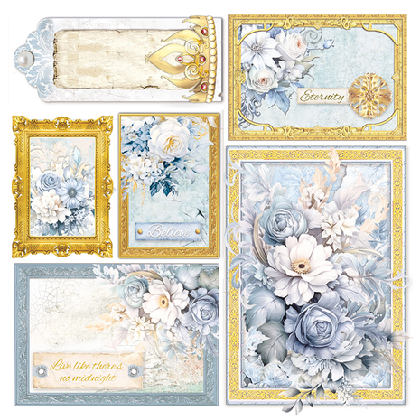 Ciao Bella Papercrafting Midnight Spell 6x6 Inch Vellum Paper (CBVQ011)