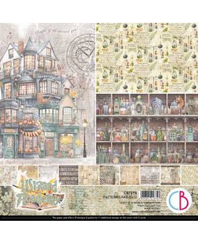 Ciao Bella Papercrafting Wizard Academy 12x12 Inch Patterns Pad (CBT071) Ciao Bella Papercrafting Wizard Academy 12x12 Inch Patterns Pad (CBT071)