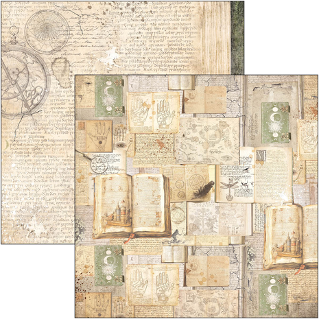 Ciao Bella Papercrafting Wizard Academy 12x12 Inch Patterns Pad (CBT071) Ciao Bella Papercrafting Wizard Academy 12x12 Inch Patterns Pad (CBT071)