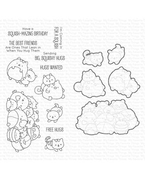 My Favorite Things Squishy Hugs Stamp & Die Duo (DUO-010) My Favorite Things Squishy Hugs Stamp & Die Duo (DUO-010)