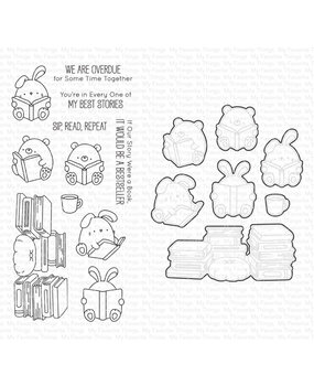 My Favorite Things Books & Buddies Stamp & Die Duo (DUO-011)
