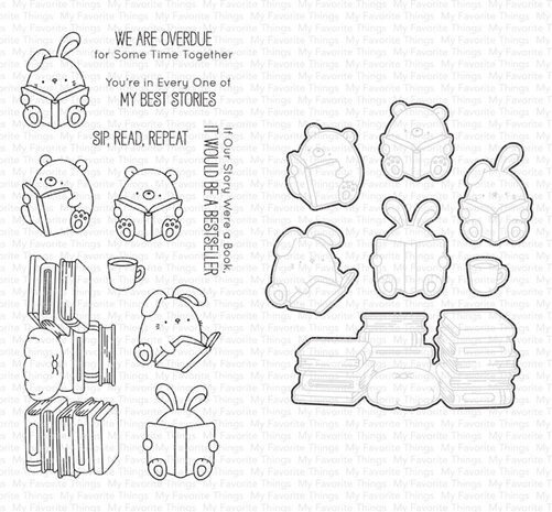 My Favorite Things Books & Buddies Stamp & Die Duo (DUO-011)