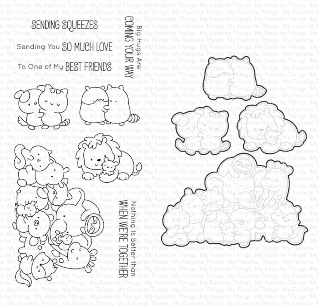 My Favorite Things Sending Squeezes Stamp & Die Duo (DUO-014) My Favorite Things Sending Squeezes Stamp & Die Duo (DUO-014)