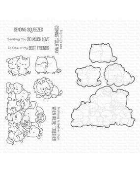 My Favorite Things Sending Squeezes Stamp & Die Duo (DUO-014) My Favorite Things Sending Squeezes Stamp & Die Duo (DUO-014)