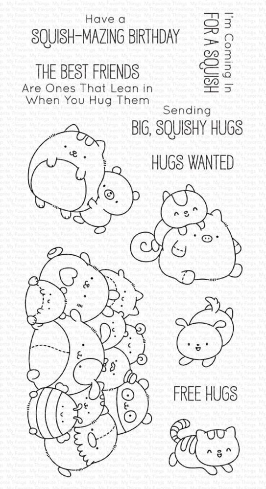 My Favorite Things Squishy Hugs Clear Stamps (JB-029) My Favorite Things Squishy Hugs Clear Stamps (JB-029)