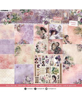Studio Light Victorian Dreams 8x8 Inch Paper Pad (JMA-VD-DPP139)