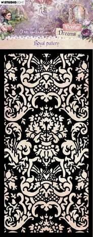 Studio Light Victorian Dreams Slimline Masking Stencil Royal Pattern (JMA-VD-MASK266) Studio Light Victorian Dreams Slimline Masking Stencil Royal Pattern (JMA-VD-MASK266)