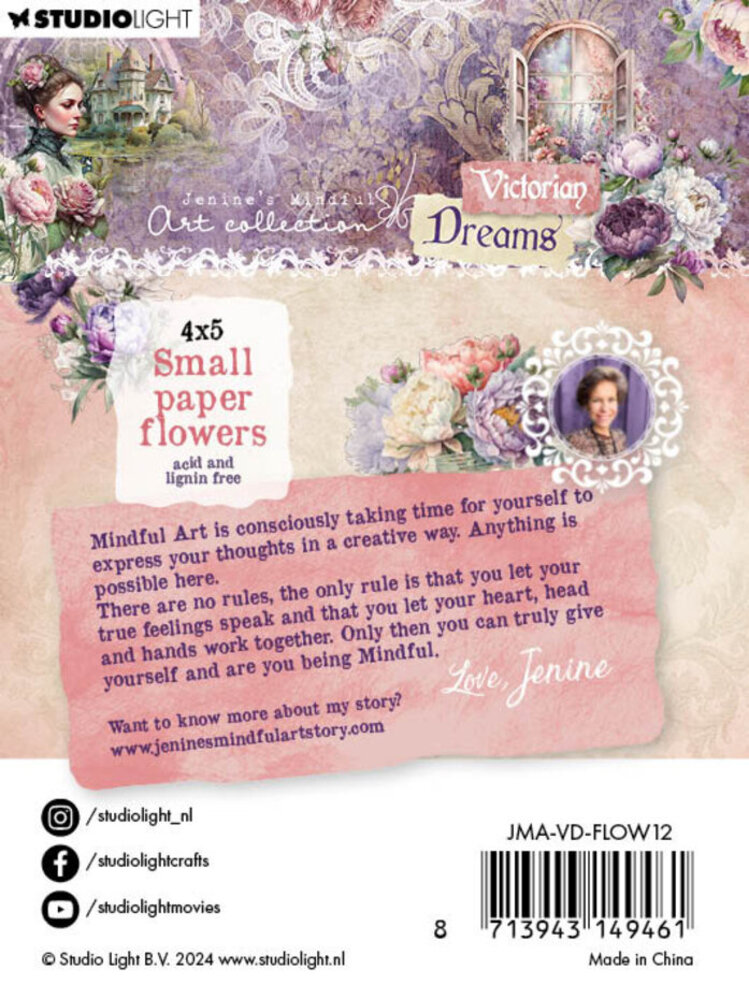 Studio Light Victorian Dreams Paper Flowers 1,5/2cm (JMA-VD-FLOW12) Studio Light Victorian Dreams Paper Flowers 1,5/2cm (JMA-VD-FLOW12)