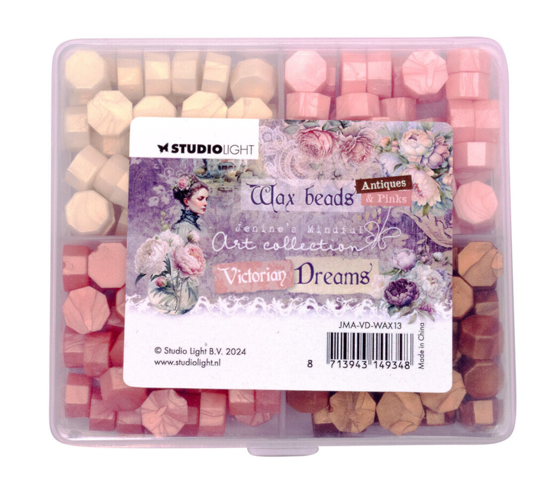 Studio Light Victorian Dreams Wax Beads Antiques & Pinks (JMA-VD-WAX13)