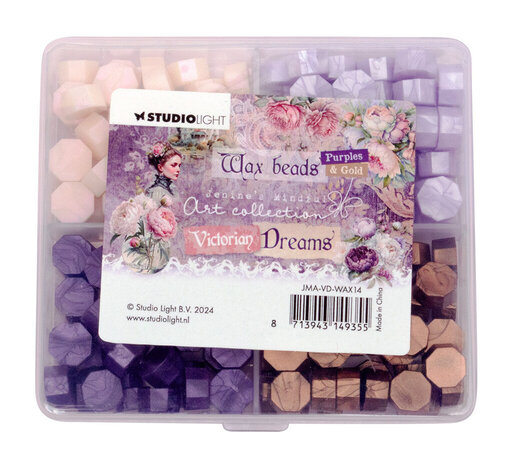 Studio Light Victorian Dreams Wax Beads Purples & Gold (JMA-VD-WAX14) Studio Light Victorian Dreams Wax Beads Purples & Gold (JMA-VD-WAX14)