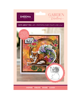 Sheena Garden Visitors Stamp & Die Nuts About You (SD-GV-STD-NUYO) Sheena Garden Visitors Stamp & Die Nuts About You (SD-GV-STD-NUYO)
