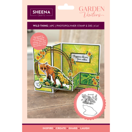 Sheena Garden Visitors Stamp & Die Wild Thing (SD-GV-STD-WTHI) Sheena Garden Visitors Stamp & Die Wild Thing (SD-GV-STD-WTHI)
