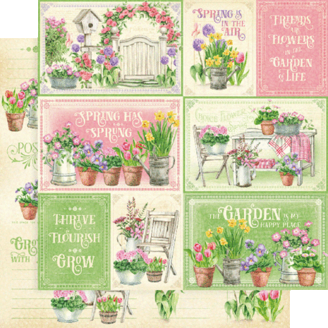 Graphic 45 Grow with Love 8x8 Inch Collection Pack (4502815)