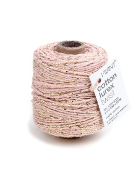 Vivant Cotton Lurex Cord Marble Rose 50m (1050.5002.12)
